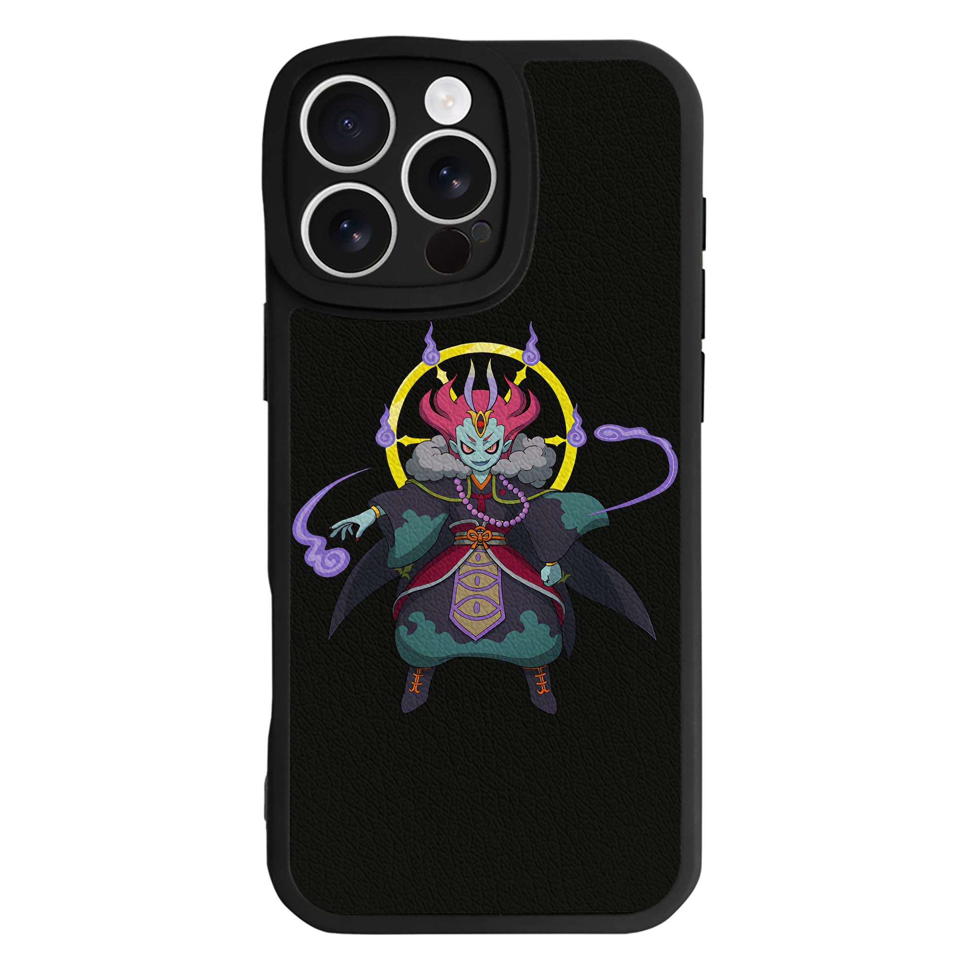（画像用） 妖怪ウォッチ Yo-kai Watch 【iPhone 16シリーズ対応】シリコンスマホケース（レザー調） 材質：シリコン